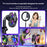 K19 Mobile Phone Cooler Fan Radiator with Digital Display  /  Dual Fans  /  RGB Lighting  /  Adjustable Speed - Black - 4