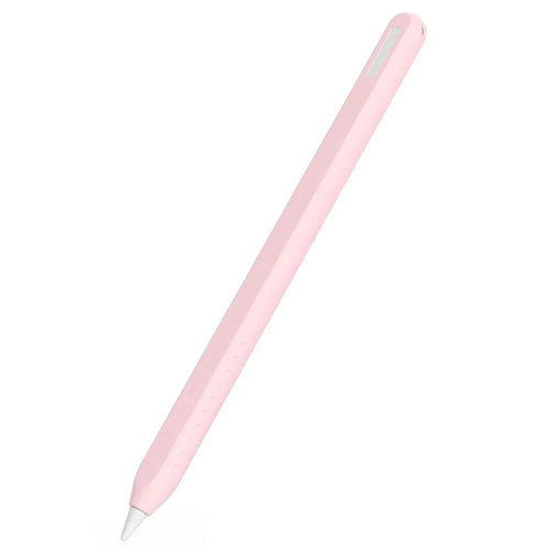 For Apple Pencil (2nd Generation) Integrated Stylus Case Silicone Protective Cover - Pink - 1