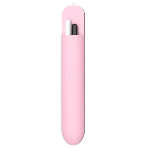 Universal Silicone Stylus Storage Case Compact Portable Waterproof Dustproof Scratch Resistant Pencil Bag - Pink - 1
