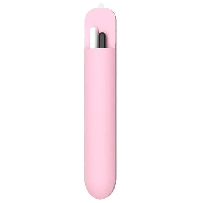 Universal Silicone Stylus Storage Case Compact Portable Waterproof Dustproof Scratch Resistant Pencil Bag - Pink - 1