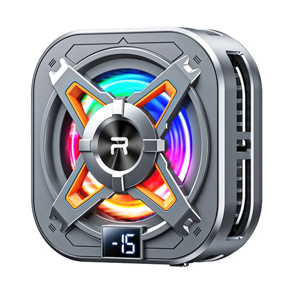 REMAX RT-F15 Digital Display True Freezing Phone Radiator Type-C Magnetic Detachable Universal Phone Cooler - 1