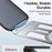 TORRAS Magnetic Card Holder 360° Rotatable Stand 3 Card Storage Pouch - Black - 5