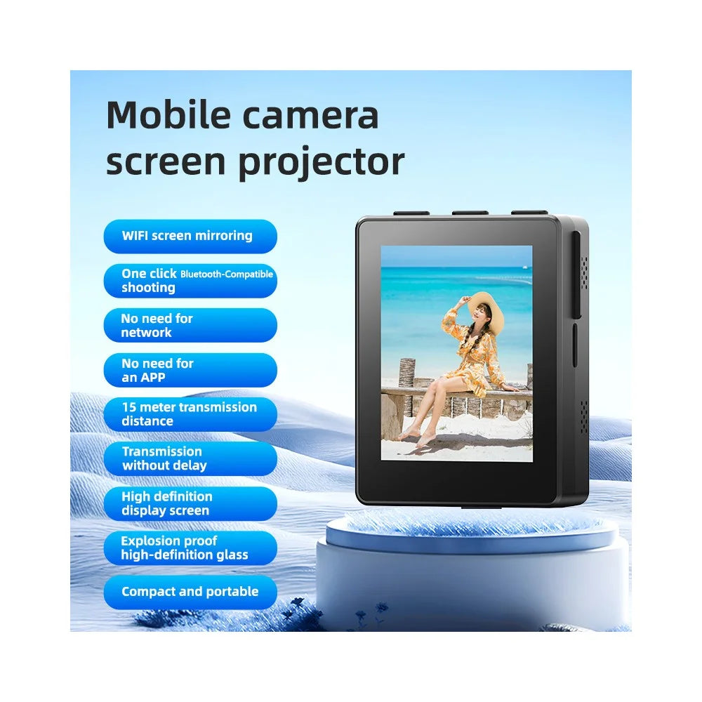 CL07 Wireless Phone Rear Camera Selfie Screen Mirroring Device Image Display Monitor Screen - 3