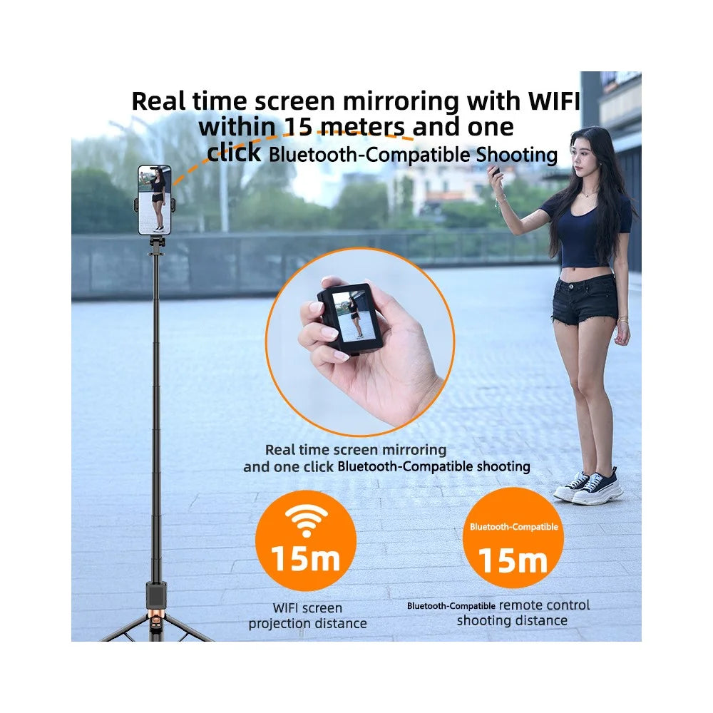 CL07 Wireless Phone Rear Camera Selfie Screen Mirroring Device Image Display Monitor Screen - 7