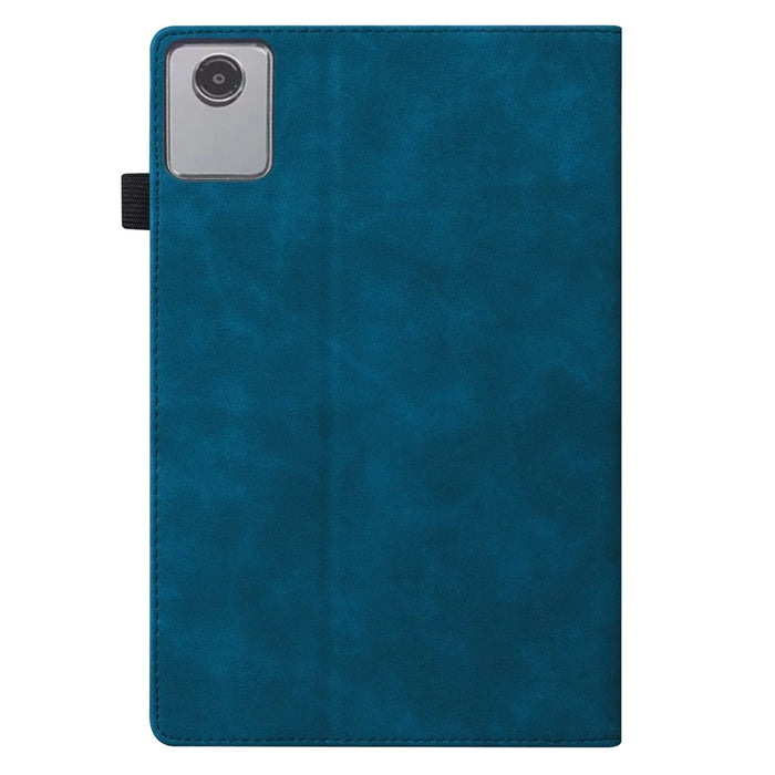 For Lenovo Xiaoxin Pad 11 2025 / Tab K11 Gen 2 TB336 / Idea Tab / Tab M11 Case PU Leather Protective Folio Tablet Cover with Card Holder - Blue - 5