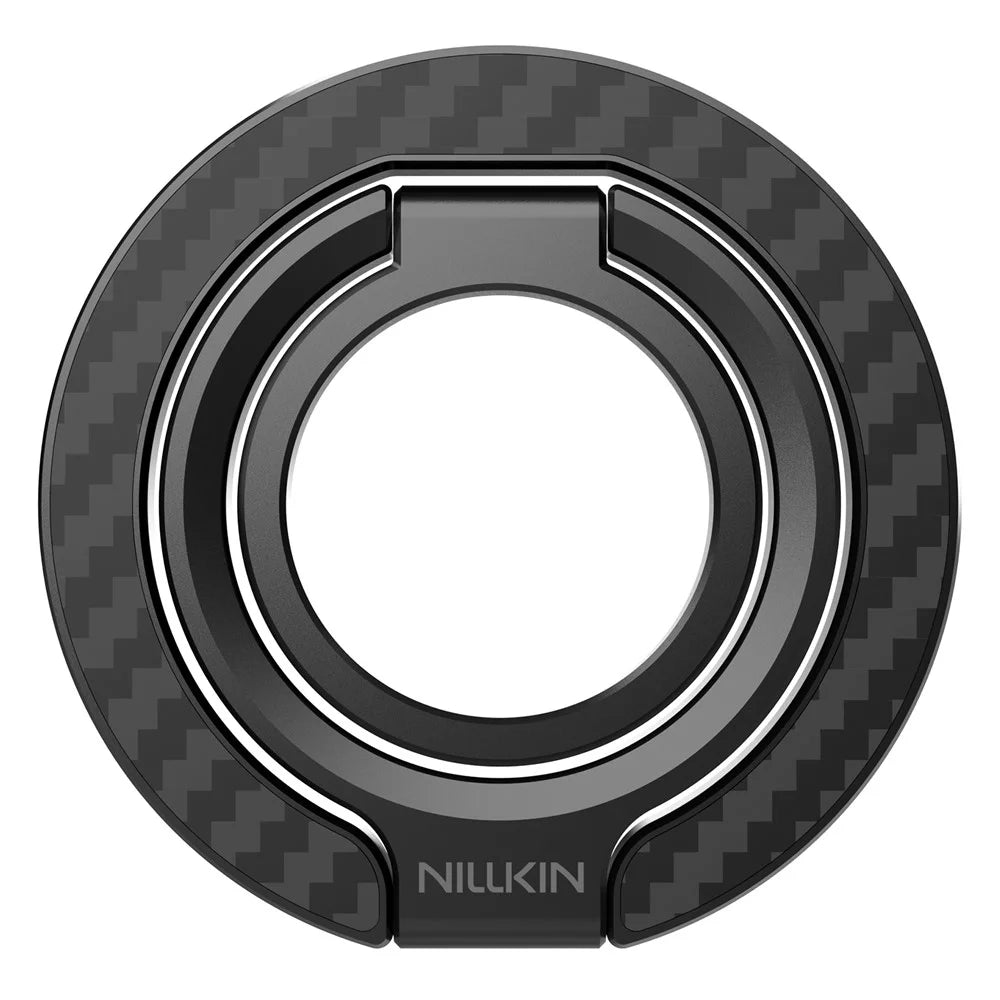 NILLKIN Magnetic Ring Kickstand Slim Aramid Fiber Aerospace Aluminum Multi Angle Adjustable Holder - 4