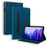 For OnePlus Pad 3 / Pad 2 Pro / Oppo Pad 4 Pro Case PU Leather Protective Folio Tablet Cover with Card Holder - Blue - 1