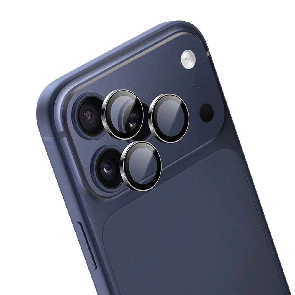 DUX DUCIS For iPhone 17 Pro Max / iPhone 17 Pro Camera Lens Protector  HAWK Series Tempered Glass Lens Protector - Black - 1