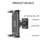 QB01 Universal Wall Mount Holder 4.7-15 Inch Phone Tablet 360 Degree Rotation Kitchen Bathroom Bracket - 3