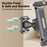 QB01 Universal Wall Mount Holder 4.7-15 Inch Phone Tablet 360 Degree Rotation Kitchen Bathroom Bracket - 5