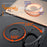 360 Degree Rotating Aluminum Alloy Stand Adhesive Adjustable Phone Tablet Kickstand - Black - 3