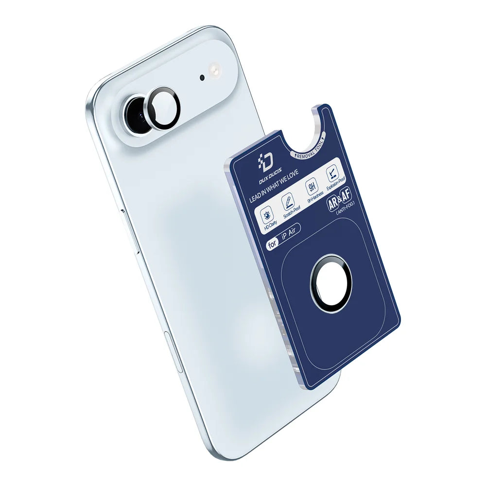 DUX DUCIS For iPhone Air Camera Lens Protector  HAWK Series Tempered Glass Lens Protector - Sky Blue - 1