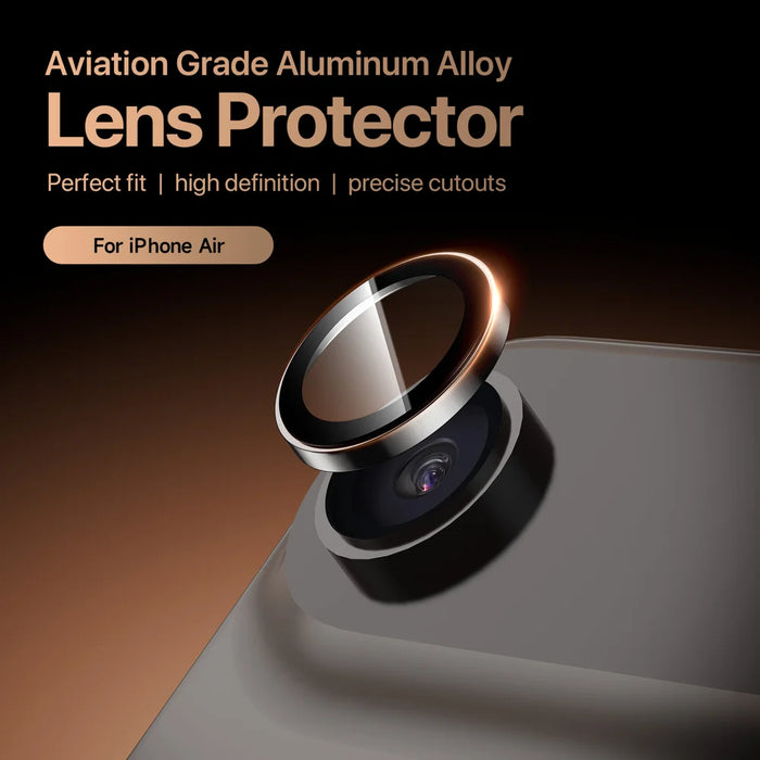 DUX DUCIS For iPhone Air Camera Lens Protector  HAWK Series Tempered Glass Lens Protector - Sky Blue - 4