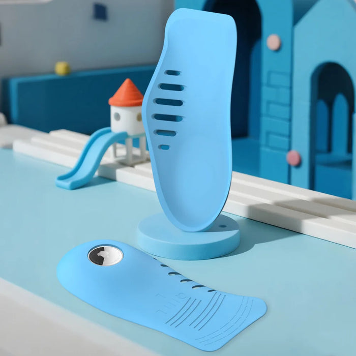 2Pcs For AirTag Silicone Insole Protective Case Child Anti-Lost Tracker Accessory Simple Design - Blue / S - 4