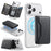 MAGKING K3 PRO Magnetic Detachable Phone Card Holder Kickstand RFID Blocking 6 Card Slots - Black - 1