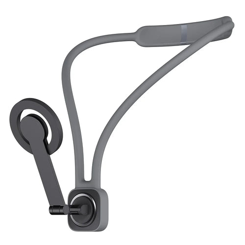 K08-2M Magnetic Neck Phone Holder 360 Degree Rotation Phone Neck Mount Hand Free POV - Grey - 1