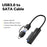 ESSAGER 5Gbps High Speed Data Transfer 2 in 1 USB 3.0  /  Type-C to SATA Adapter Cable for External Hard Drive SSD - 2