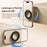 ESSAGER Phone Circular Magnetic Ring with Magnetic Sheet 360° Rotatable Adjustable Magnet Ring Strong Adsorption - Black - 4