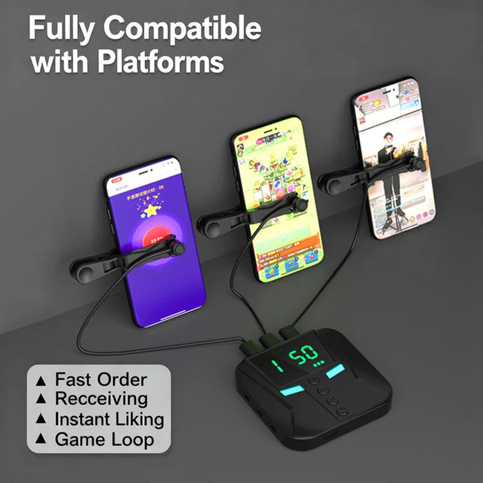 Smart Mobile Phone Screen Clicker Device Live Broadcast Fast Praise Assistance Point Device - 3