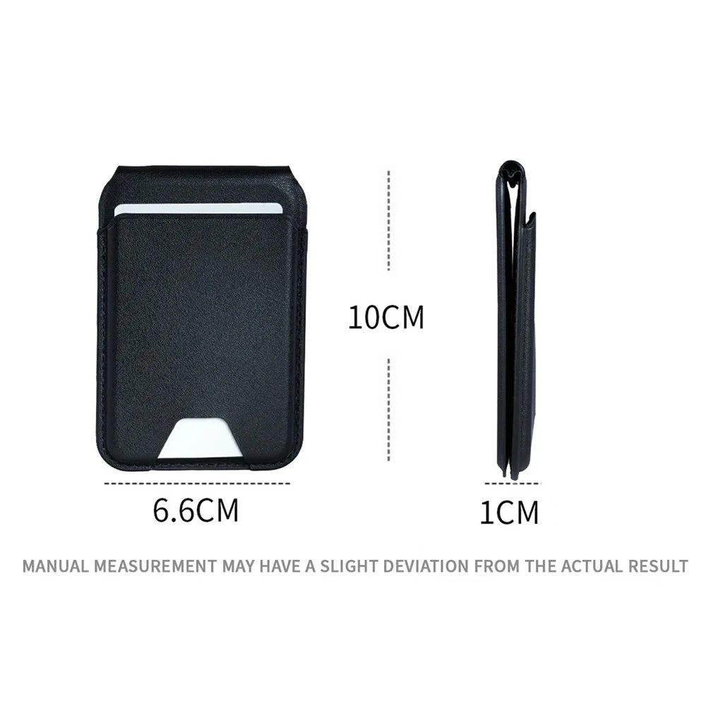 Magnetic Square Card Holder Phone Kickstand with Swivel Hinge Multi Angle Adjustable Anti Theft RFID Protection - Baby Blue - 7