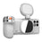 K02 Magnetic Camera Assistant Wireless Bluetooth-Compatible Phone Holder Stabilizer with Fill Light for Self-Portrait - White - 1