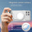 K02 Magnetic Camera Assistant Wireless Bluetooth-Compatible Phone Holder Stabilizer with Fill Light for Self-Portrait - White - 3
