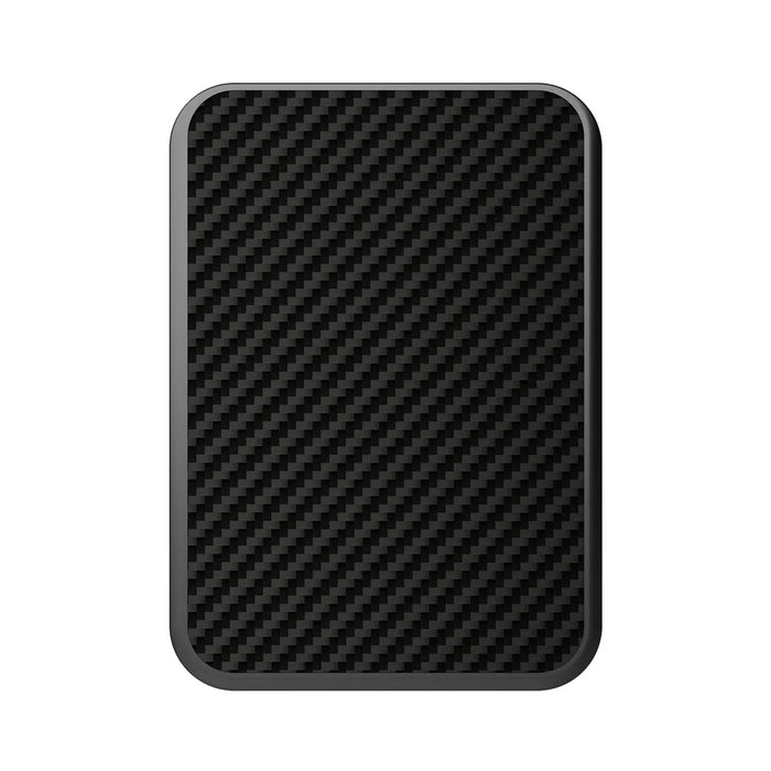 NILLKIN FiberMate Magnetic Phone Card Bag Ultra Slim Aramid Fiber RFID Blocking Card Holder with Stand Function - Black - 2