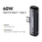 ESSAGER Type-C to Type-C Audio Charging Adapter 2 in 1 60W PD Fast Charging Converter for Phone Tablet - 2