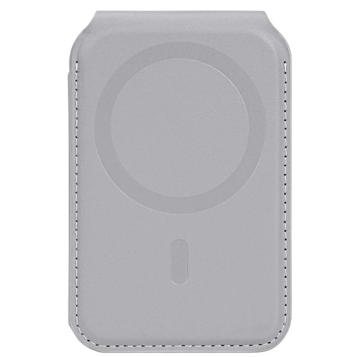 DUX DUCIS ARCH Series Phone Magnetic Card Holder Kickstand PU Leather RFID Blocking Wallet - Grey & Black - 3