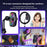 K32 Semiconductor Phone Cooler Dual Fan AI Temperature Control RGB Gaming Phone Radiator for Live Streaming- Black - 6