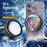 K20 Magnetic Phone Cooler with Clip Semiconductor Cooling Fan RGB Light Digital Display Radiator for Gaming - Black - 5