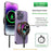 K29 Wireless Charger Cooling Heat Sink 15W Fast Charging 2-in-1 Magnetic Phone Cooler for Gaming - Black - 3