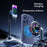 K29 Wireless Charger Cooling Heat Sink 15W Fast Charging 2-in-1 Magnetic Phone Cooler for Gaming - Black - 7