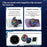 K21 Digital Display Magnetic Phone Cooler AI Temperature Control 3-Speed Clip-on Cooling Fan for Gaming - 6