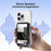 LEMORELE R600 Magnetic Selfie Display Bluetooth-Compatible Zoom Phone Vlog Live Streaming Device - Black - 5