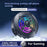 K56 Magnetic Phone Cooler TEC Semiconductor Cooling RGB Light Cooling Fan for iPhone Android Gaming - Black - 2
