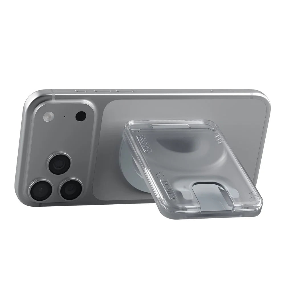 NILLKIN IceMate Magnetic Wallet Stand Card Holder BPA-Free Plant-Based Kickstand - Grey - 2