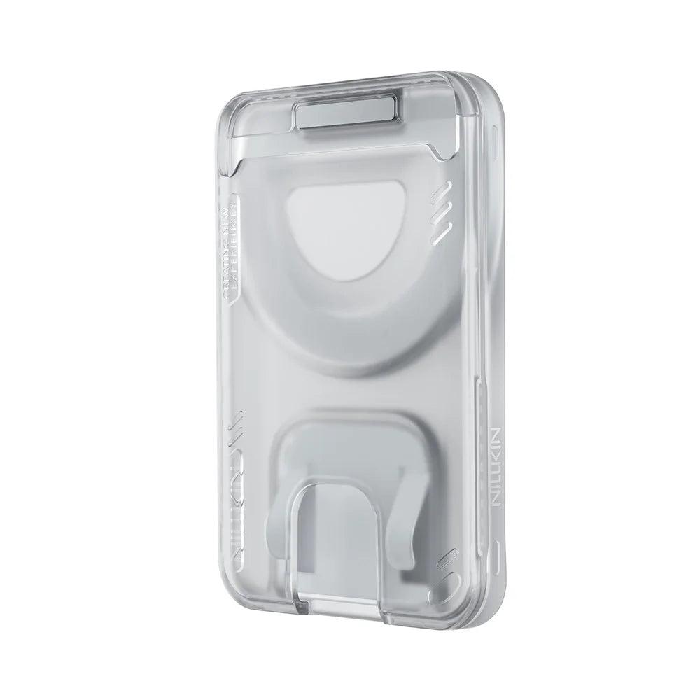 NILLKIN IceMate Magnetic Wallet Stand Card Holder BPA-Free Plant-Based Kickstand - Grey - 6