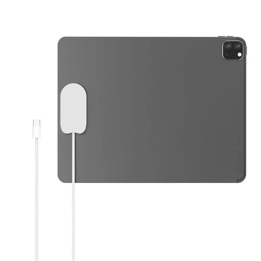 For iPad Pro 13 (2025) / (2024) 35W Max USB-C Cable Universal Type-C Magnetic Charging Cable - White - 3