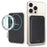 Ultra Thin PU Leather Magnetic Card Wallet Card Holder Compatible with MagSafe Devices - Black - 1