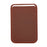 Magnetic Card Holder for iPhone 17 Series and Later Ultra Slim Tech Fabric Cell Phone Card Case - Brown - 1
