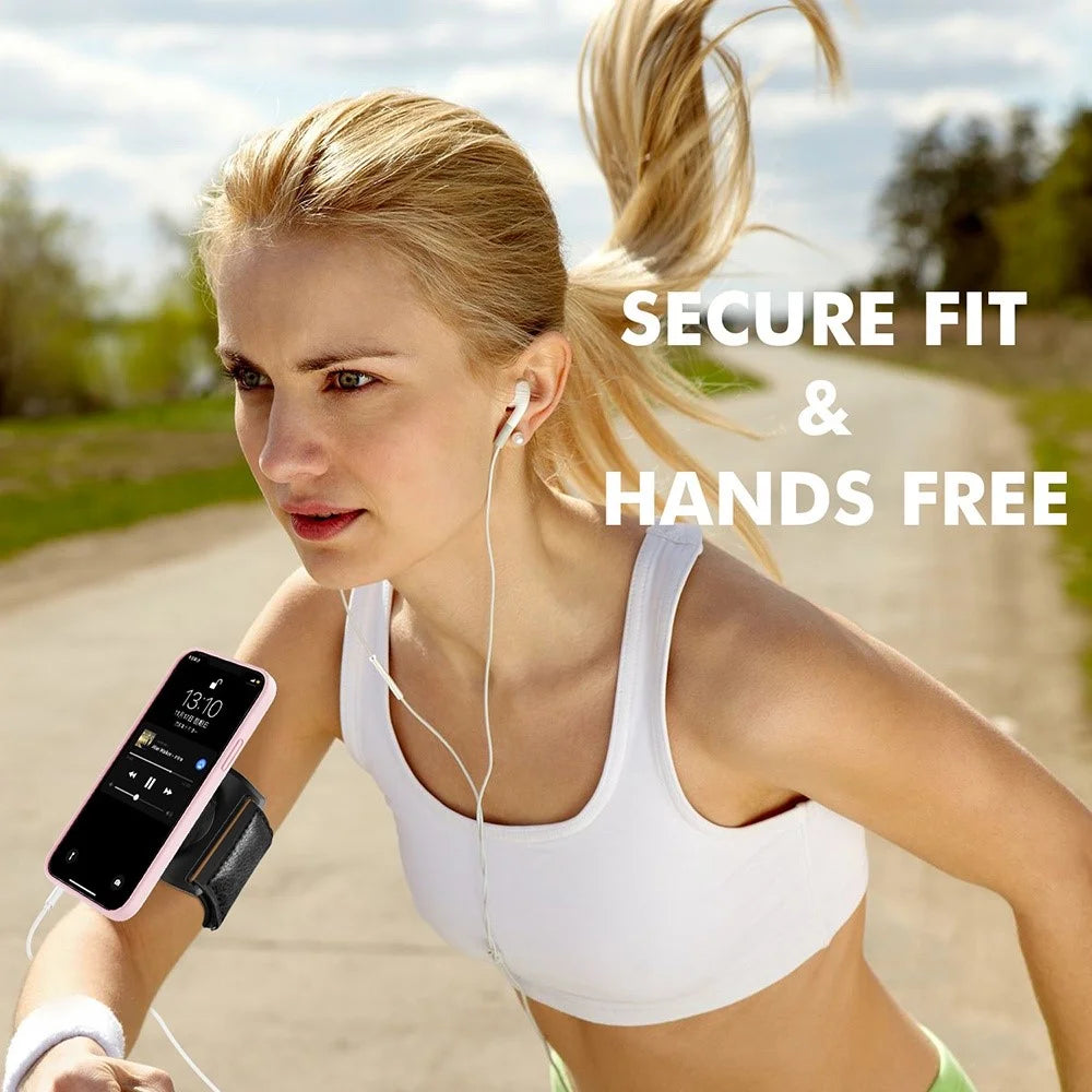 HL-148C Magnetic Adsorption 360 Degree Rotatable Phone Holder Mount with Wrist Band for Outdoor Sports - 6