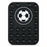 Football Pattern Magnetic Suction Cup Phone Mount Compatible with MagSafe Case Silicone Sticky Grip Holder - Black - 2