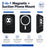 Football Pattern Magnetic Suction Cup Phone Mount Compatible with MagSafe Case Silicone Sticky Grip Holder - Black - 4