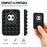 Football Pattern Magnetic Suction Cup Phone Mount Compatible with MagSafe Case Silicone Sticky Grip Holder - Black - 6