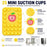 Apple Pattern Magnetic Suction Cup Phone Mount Compatible with MagSafe Case Silicone Sticky Grip Holder - Yellow - 3