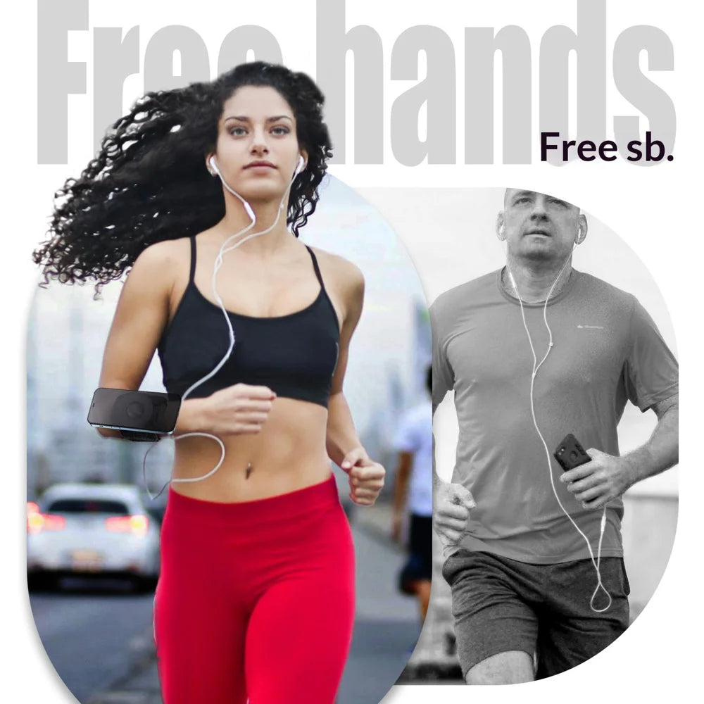 Magnetic Phone Holder Hands Free Sports Wrist Band Cellphone Stand for Outdoor Running Cycling - Wrist Style - 5