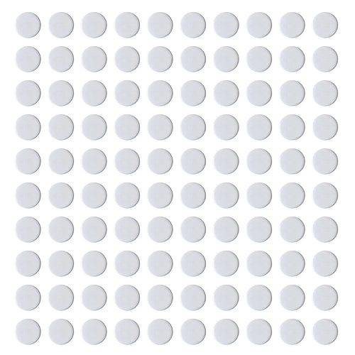 100Pcs Clear Adhesive Dots 10mm DIY Craft Stickers Round Resin Sticker for Phone Case - 1