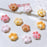 50Pcs DIY Craft Cat Paw Charms PC Decorations for Phone Case Cup Hair Accessories - Coffee - 4
