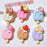50Pcs DIY Ice Cream Popsicle Charms Strawberry PC Decorations for Phone Case Hair Accessories - Pink - 5